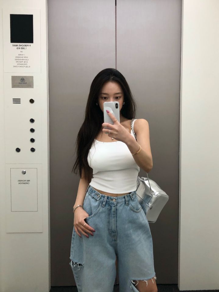 mars韓國東大門直郵女士新款時尚熱賣人氣職業26春夏吊帶背心mars吊帶/背心