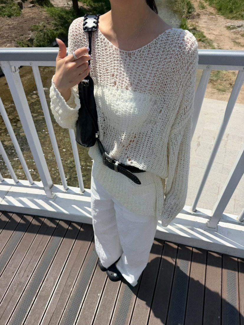 GLITTER東大門實拍韓國女士新款人氣推薦26夏季職業針織衫GLITTER針織衫