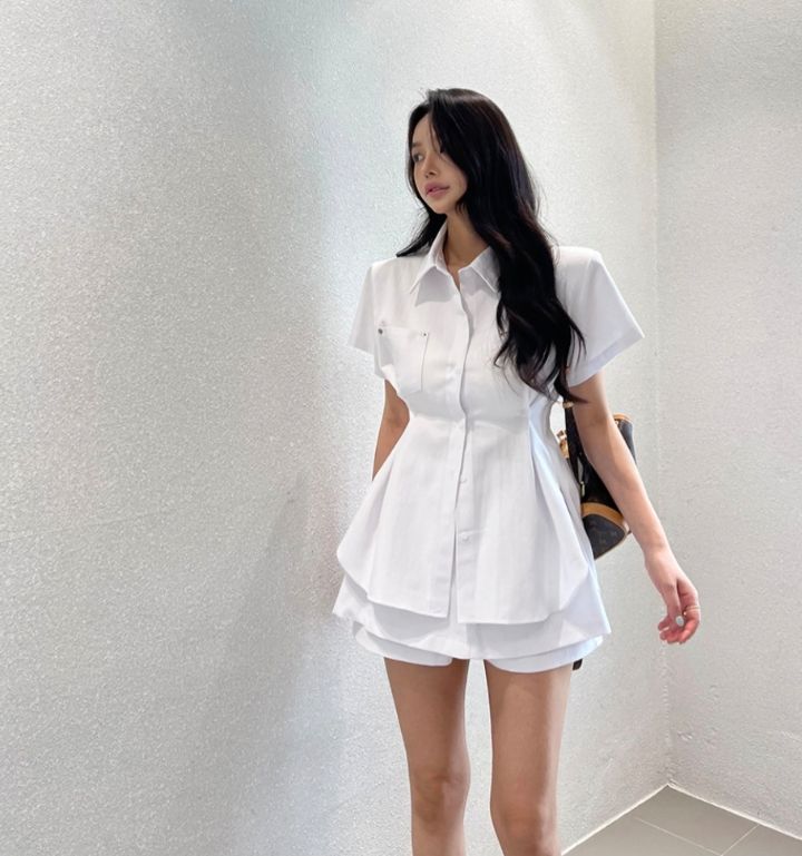 mars韓國東大門直郵女裝新款26春夏熱賣人氣推薦襯衫蕾絲衫mars襯衫/蕾絲衫