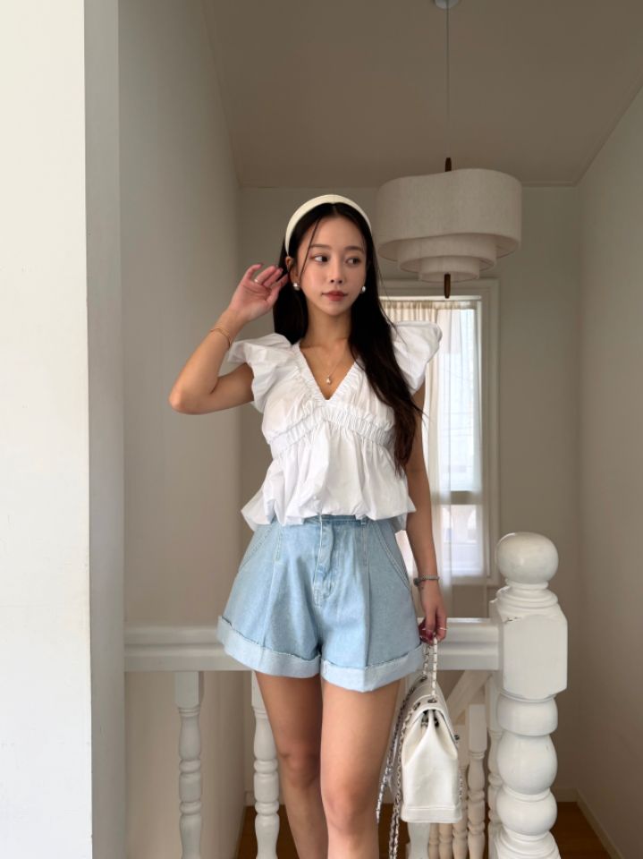 mars韓國直郵實拍女裝新款人氣26春夏熱賣休閑襯衫蕾絲衫mars襯衫/蕾絲衫
