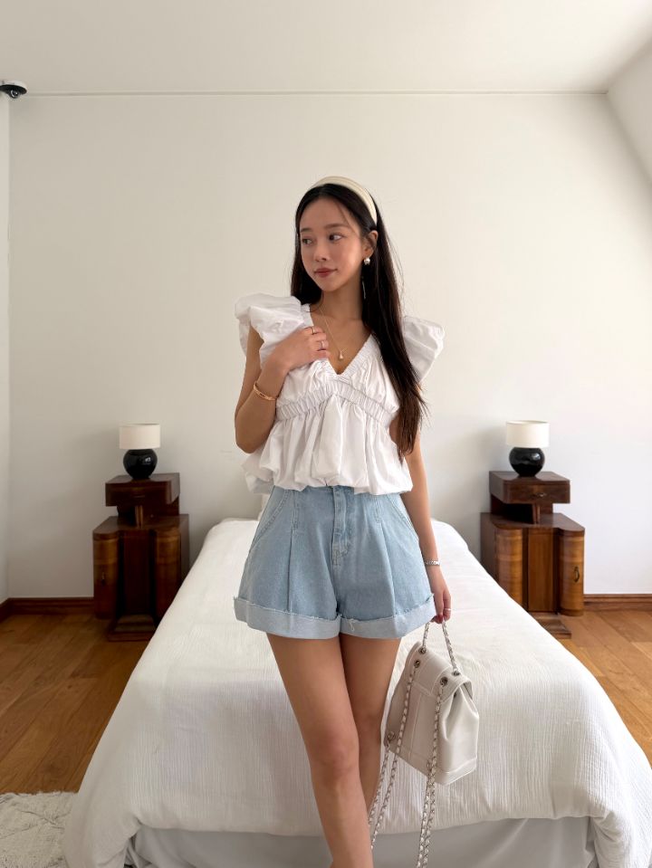 mars韓國直郵實拍女裝新款人氣26春夏熱賣休閑襯衫蕾絲衫mars襯衫/蕾絲衫