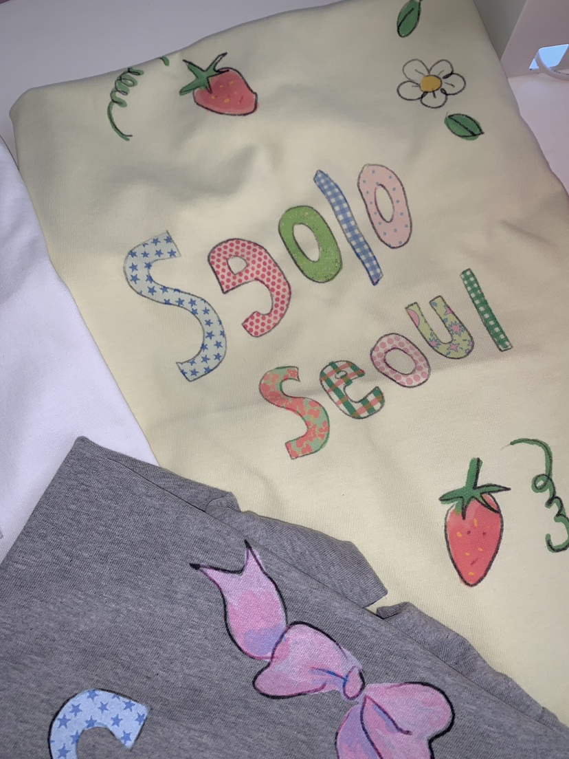 SEOLO韓國東大門代購女士新款人氣時尚休閑26春夏推薦T恤Seolo seoulT恤