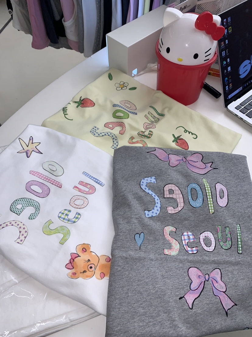 SEOLO韓國東大門代購女士新款人氣時尚休閑26春夏推薦T恤Seolo seoulT恤