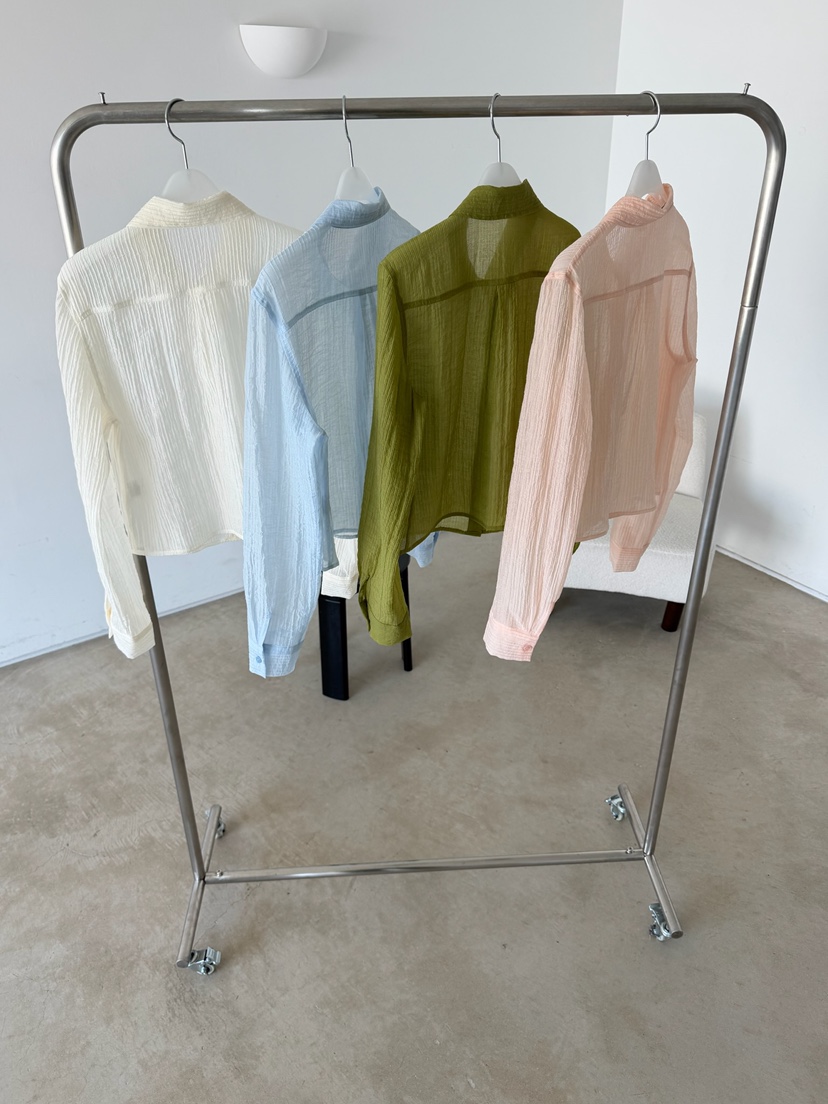 ESCHER韓國直郵女士新品26夏季推薦26春夏時尚襯衫蕾絲衫ESCHER襯衫/蕾絲衫