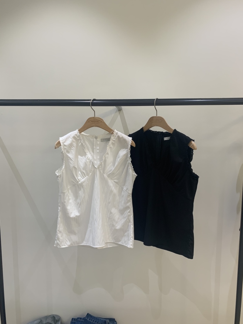 NOUVEAU韓國直郵實拍女裝新品推薦職業休閑26春夏襯衫蕾絲衫NOUVEAU襯衫/蕾絲衫