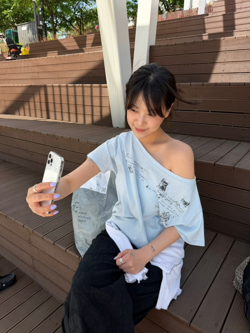 GLITTER韓國東大門代購女士新品時尚熱賣人氣職業休閑T恤GLITTERT恤