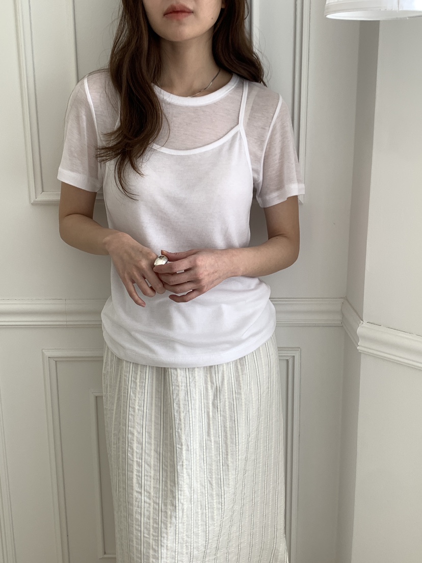 ATHEA韓國直郵女士新品人氣26春夏推薦時尚熱賣T恤假兩件ATHEAT恤