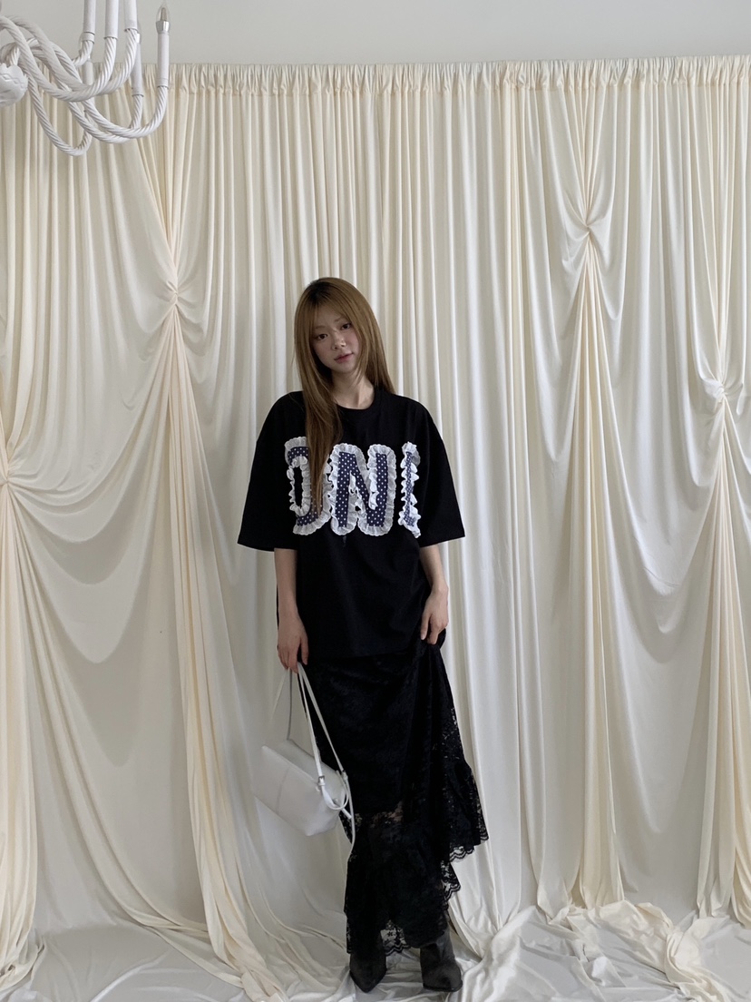MAISONDEGLORY韓國東大門代購女士新款26春夏時尚T恤圓點MAISON DE GLORYT恤