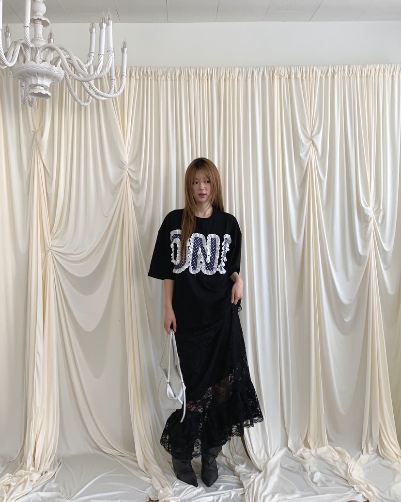 MAISONDEGLORY韓國東大門代購女士新款26春夏時尚T恤圓點MAISON DE GLORYT恤