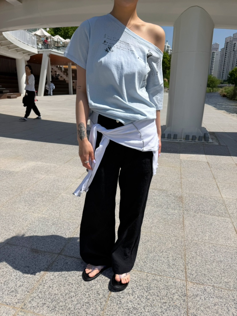 GLITTER韓國直郵女裝新品時尚職業人氣26夏季熱賣推薦休閑褲GLITTER休閑褲