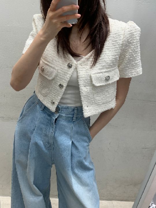 mars韓國東大門直郵女裝新款休閑推薦26春夏熱賣夾克粗花呢mars夾克