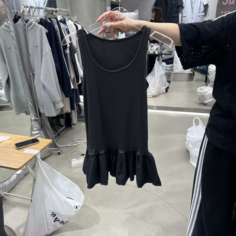JUDYQUE韓國直郵女士新款熱賣26夏季吊帶背心不含腰包腰帶JUDYQUE吊帶/背心圖色2