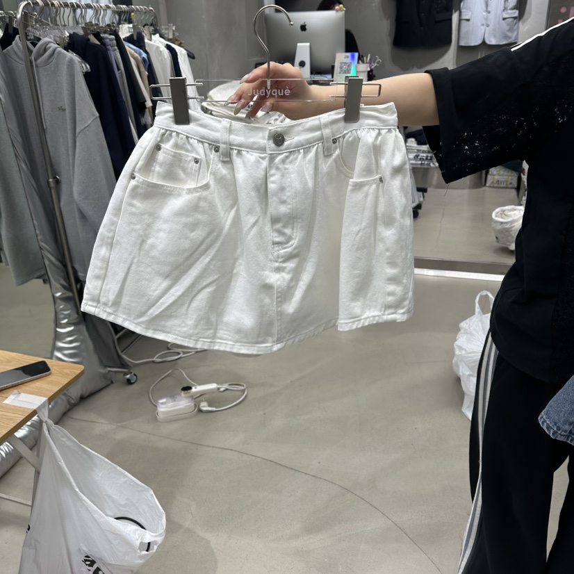 JUDYQUE韓國代購女士新品時尚人氣26春夏休閑推薦裙褲褶皺JUDYQUE裙褲圖色2