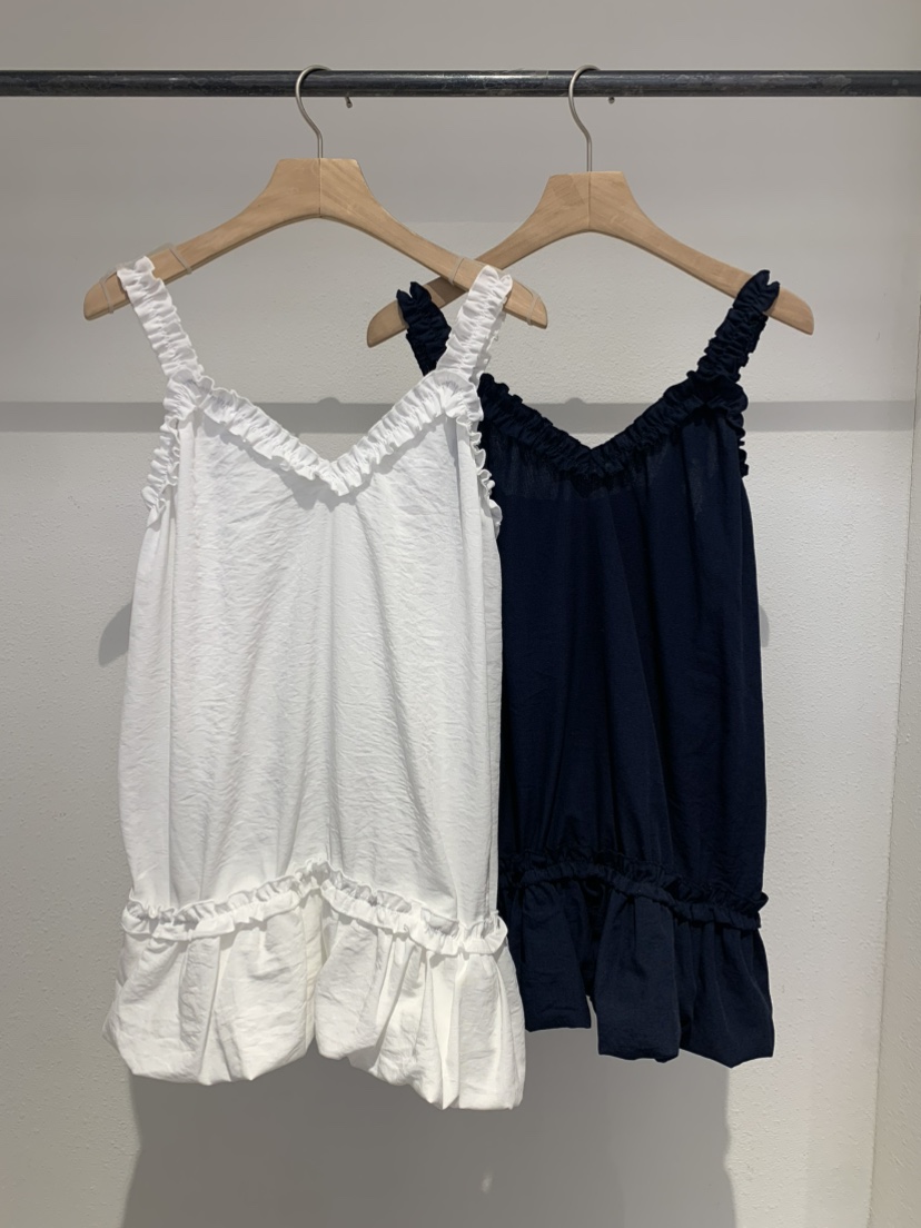 IR BIEN/BIENBIEN東大門實拍韓國女士新品26夏季吊帶背心荷葉邊燈籠IR BIEN/BIENBIEN吊帶/背心