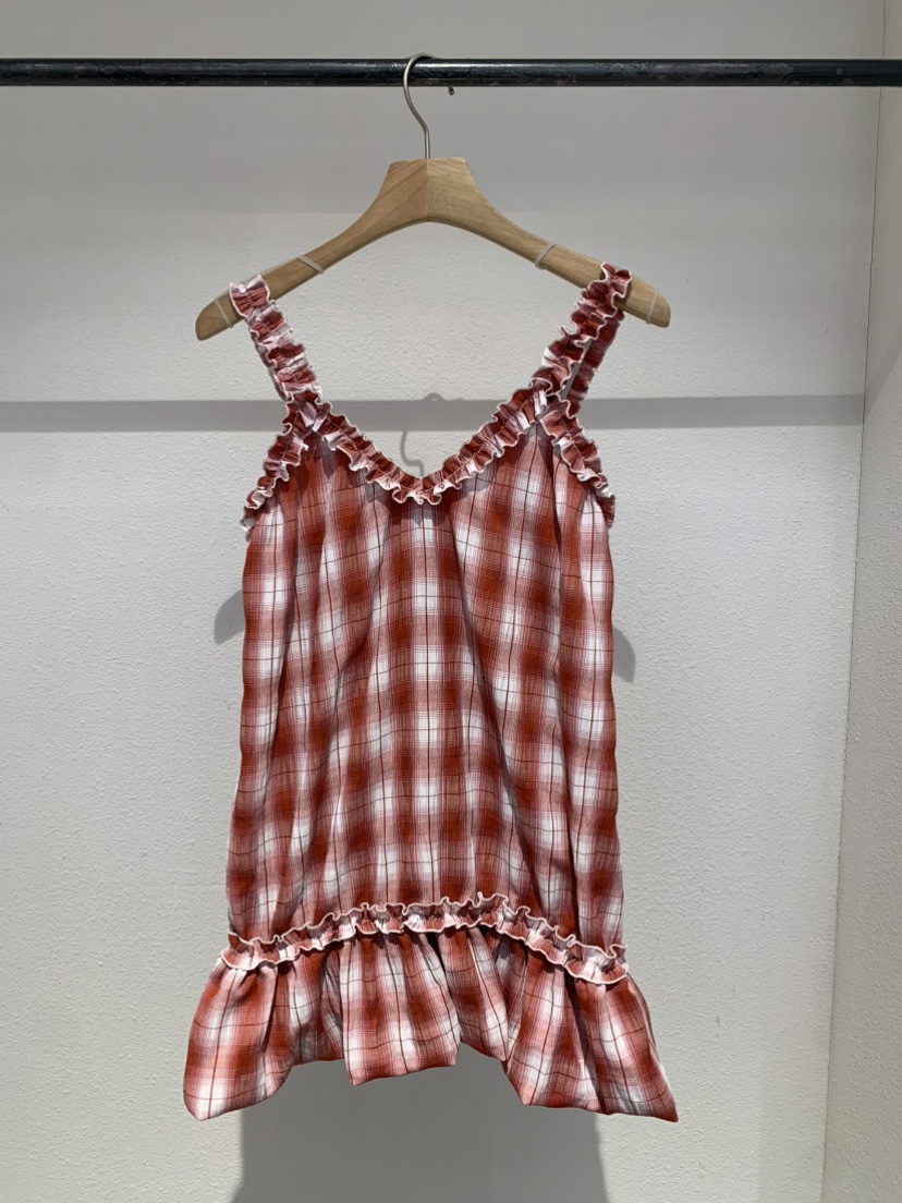IR BIEN/BIENBIEN東大門實拍韓國女士新品26夏季吊帶背心荷葉邊燈籠IR BIEN/BIENBIEN吊帶/背心圖色3