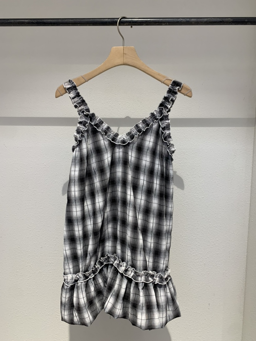 IR BIEN/BIENBIEN東大門實拍韓國女士新品26夏季吊帶背心荷葉邊燈籠IR BIEN/BIENBIEN吊帶/背心圖色4