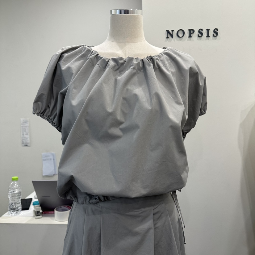 NOPSIS韓國直郵女裝新品熱賣26春夏職業休閑26夏季襯衫蕾絲衫NOPSIS襯衫/蕾絲衫圖色1