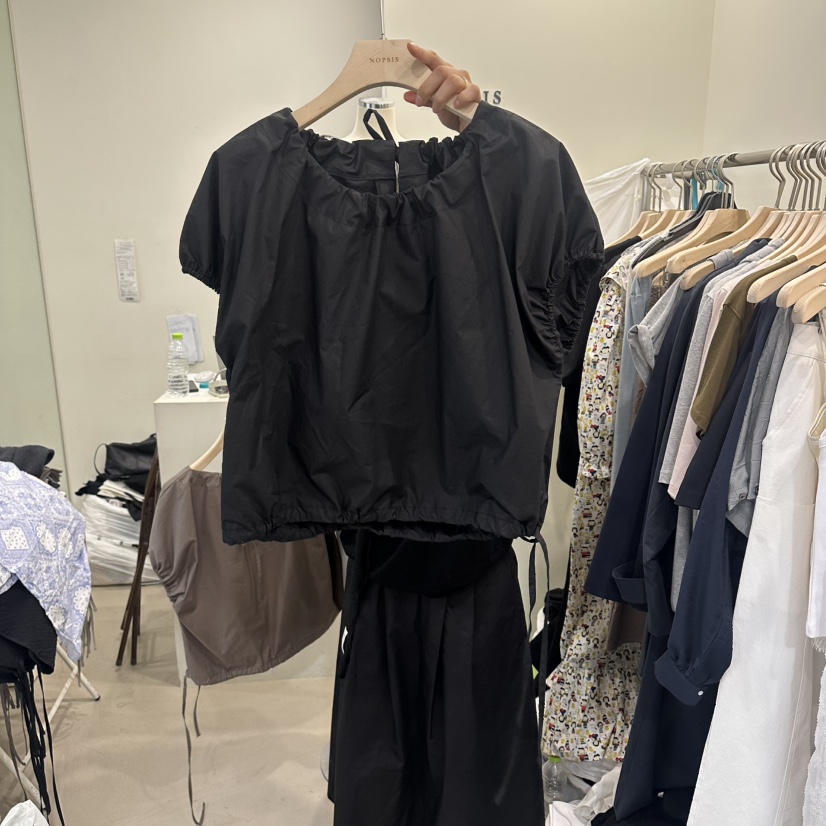 NOPSIS韓國直郵女裝新品熱賣26春夏職業休閑26夏季襯衫蕾絲衫NOPSIS襯衫/蕾絲衫圖色2