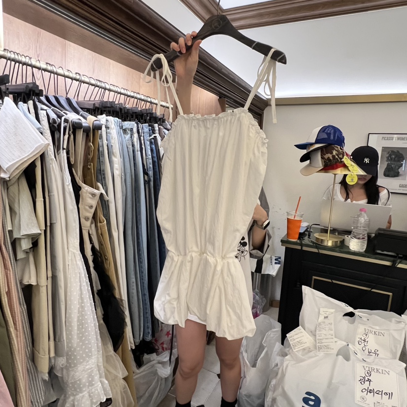 VIRKIN韓國代購女裝新款職業熱賣休閑26春夏26夏季連衣裙VIRKIN連衣裙圖色3