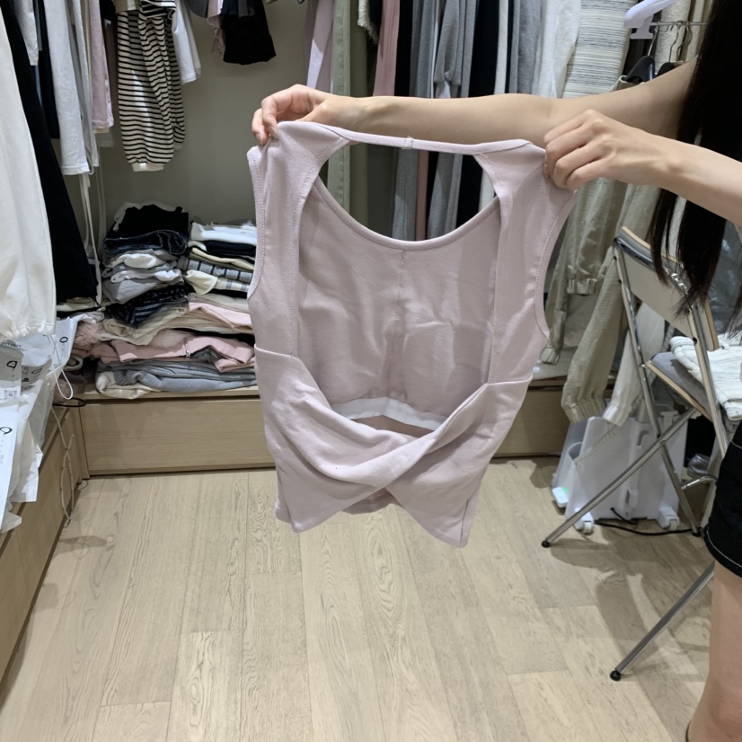 MEMOIRE韓國代購女士新品26春夏人氣26夏季休閑職業吊帶背心MEMOIRE吊帶/背心
