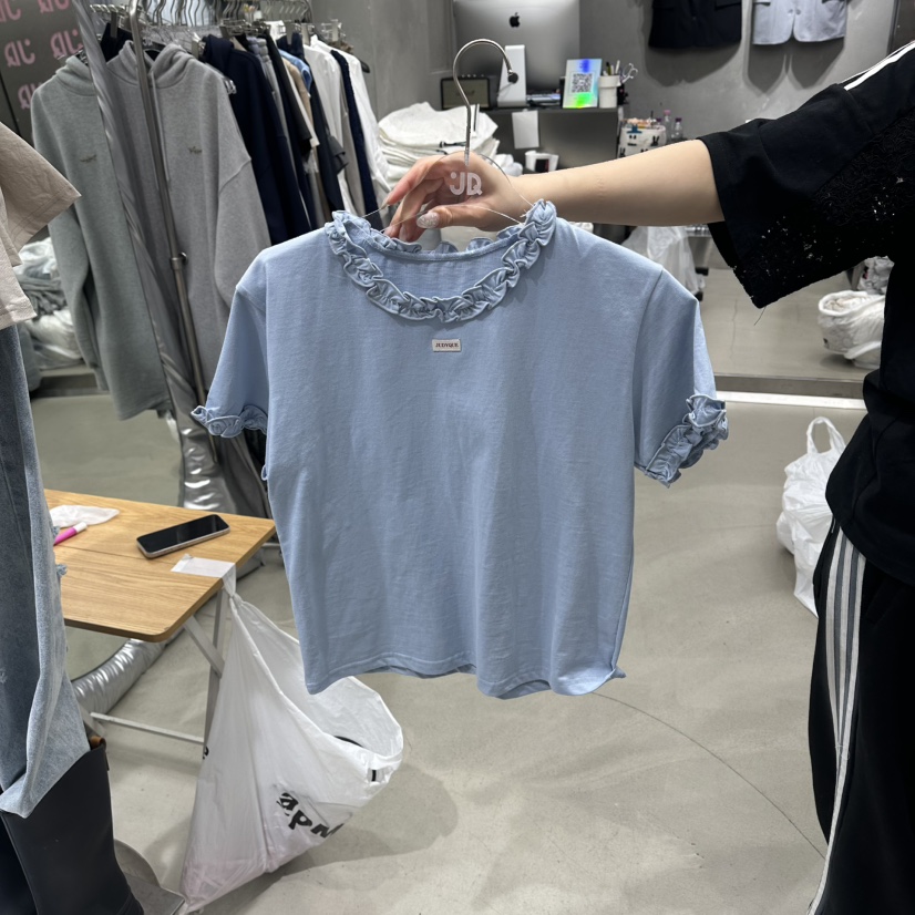 JUDYQUE東大門實拍韓國女裝新品人氣26夏季熱賣休閑時尚T恤JUDYQUET恤圖色3