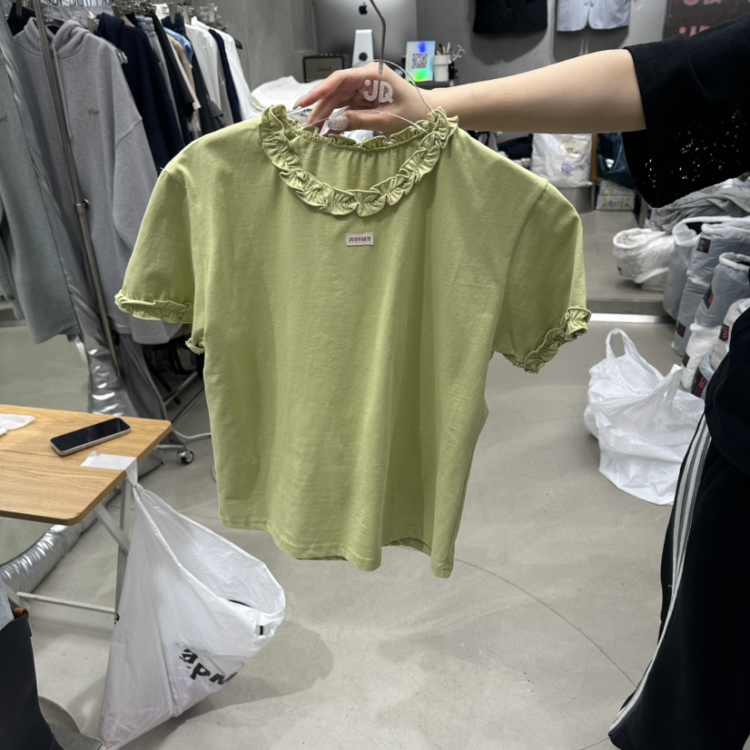 JUDYQUE東大門實拍韓國女裝新品人氣26夏季熱賣休閑時尚T恤JUDYQUET恤圖色4