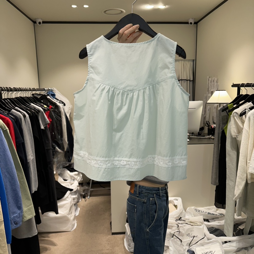 RE STOCK韓國直郵女士新品職業熱賣26春夏人氣推薦吊帶背心RE STOCK吊帶/背心