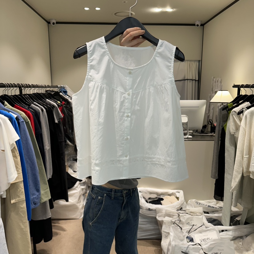RE STOCK韓國直郵女士新品職業熱賣26春夏人氣推薦吊帶背心RE STOCK吊帶/背心圖色1
