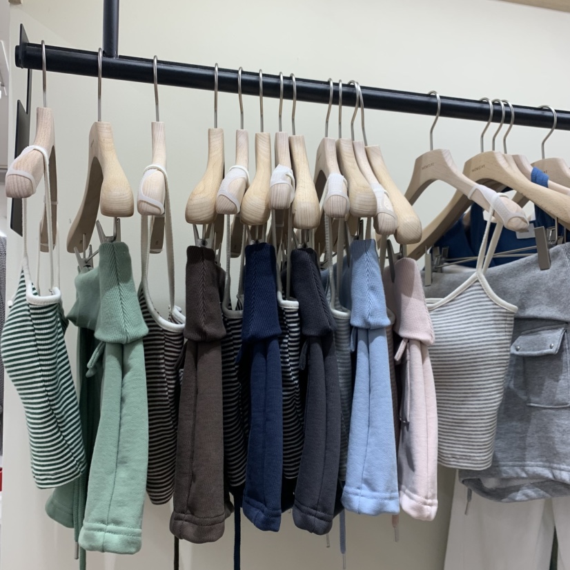 MEMOIRE韓國代購女裝新款26春夏休閑人氣熱賣吊帶背心條紋MEMOIRE吊帶/背心