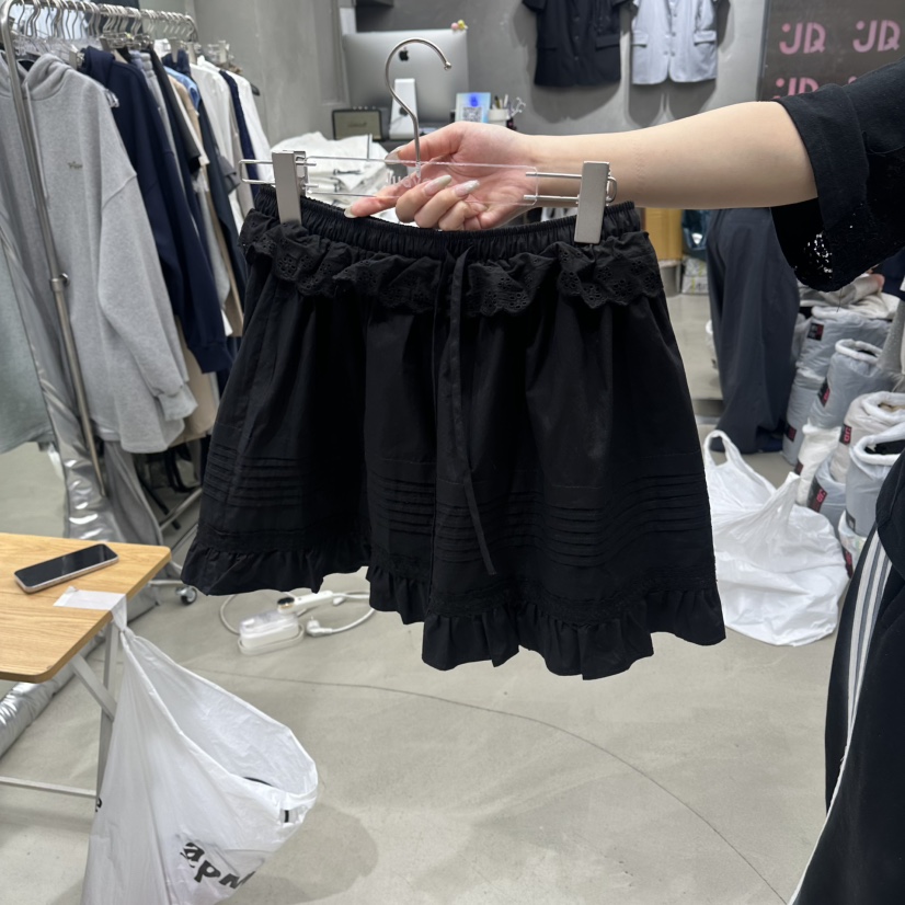 JUDYQUE韓國代購女士新品人氣時尚26春夏職業26夏季裙褲褶裙JUDYQUE裙褲圖色2