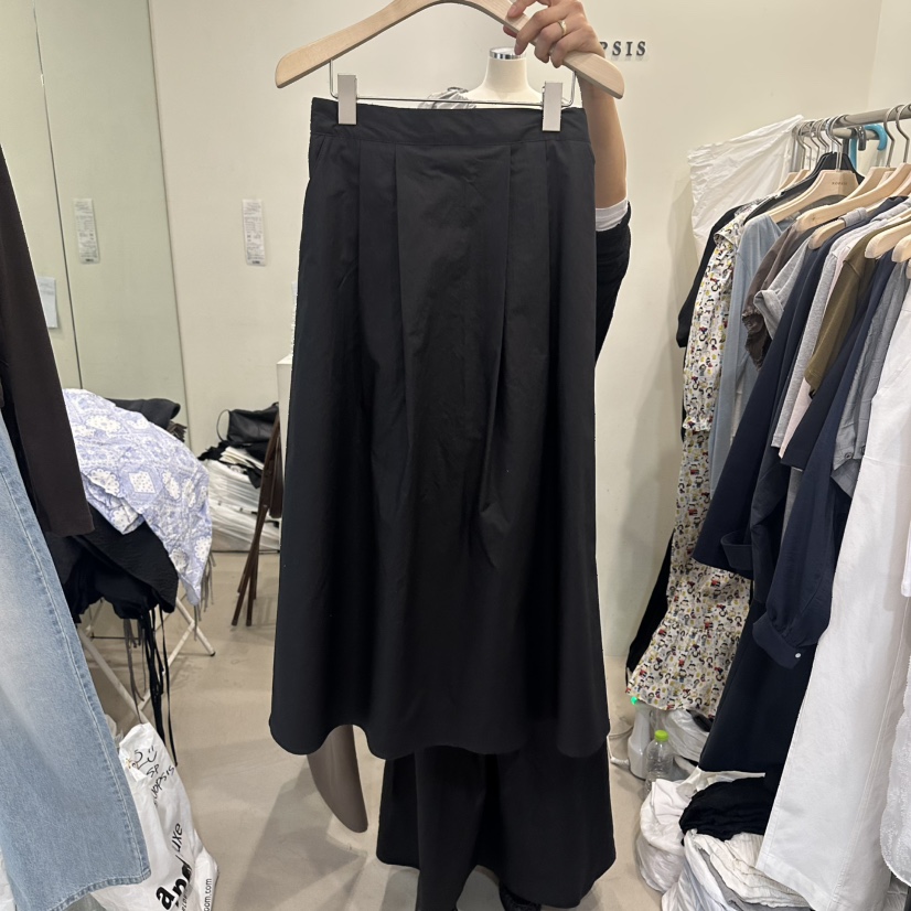 NOPSIS韓國直郵實拍女士新款26夏季推薦時尚職業人氣長裙NOPSIS長裙圖色2