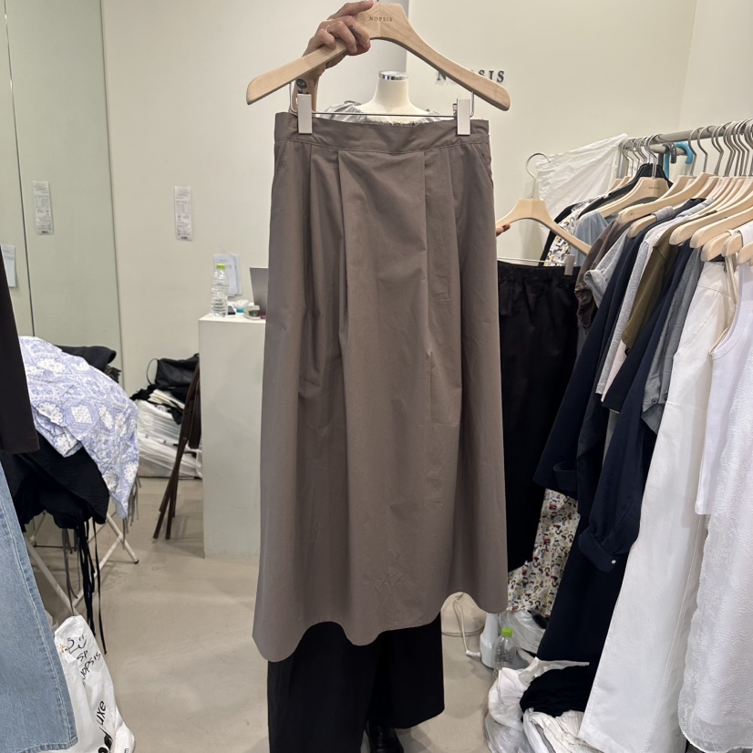 NOPSIS韓國直郵實拍女士新款26夏季推薦時尚職業人氣長裙NOPSIS長裙圖色3