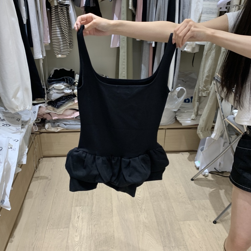 MEMOIRE韓國代購女士新款26春夏推薦時尚人氣熱賣吊帶背心MEMOIRE吊帶/背心