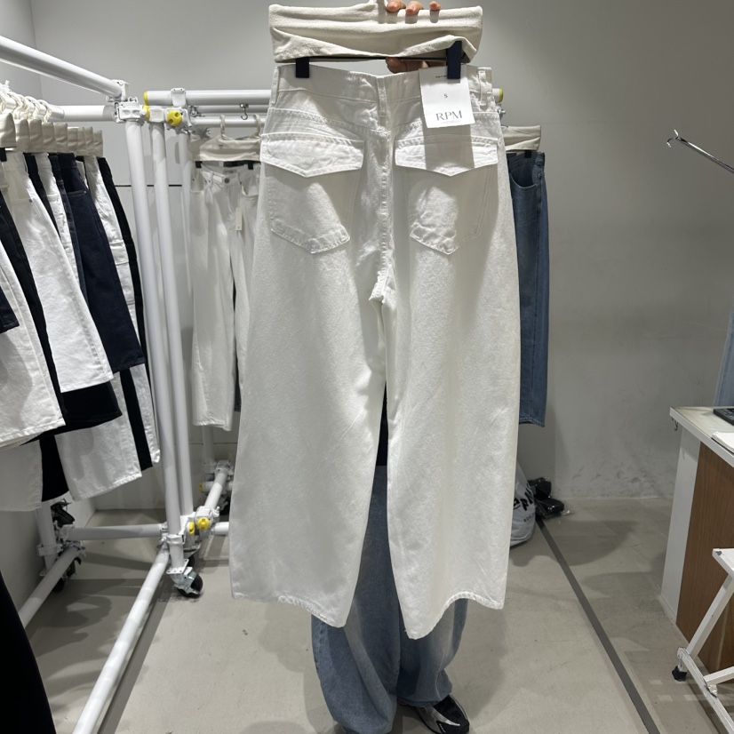 RPM/OVMUTE韓國直郵女裝新品休閑熱賣推薦26春夏時尚牛仔褲RPM/OVMUTE牛仔褲