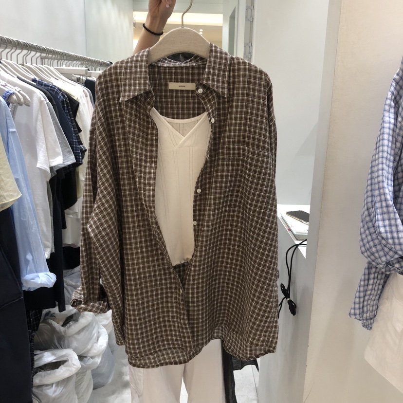 ASOME韓國直郵女裝新品26春夏休閑26夏季襯衫蕾絲衫不含內搭A.SOME襯衫/蕾絲衫圖色1