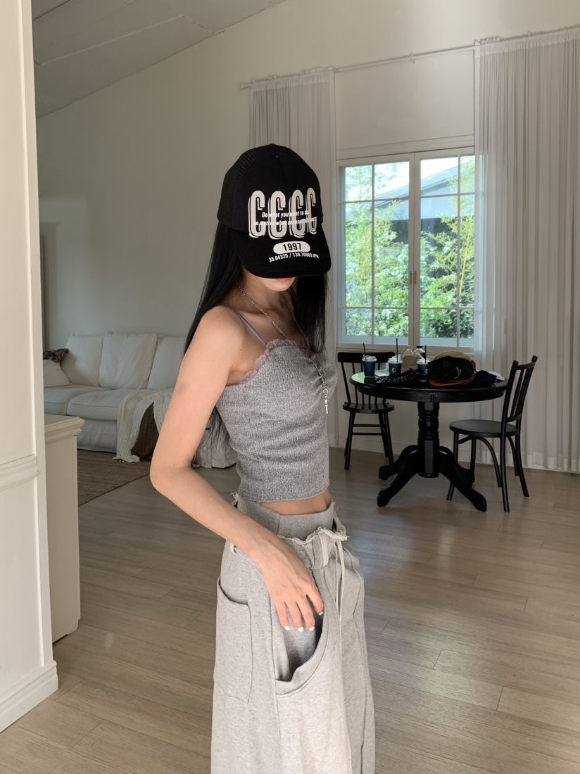 BADCALM東大門實拍女裝新款休閑職業真品26春夏吊帶背心雙層BADCALM吊帶/背心