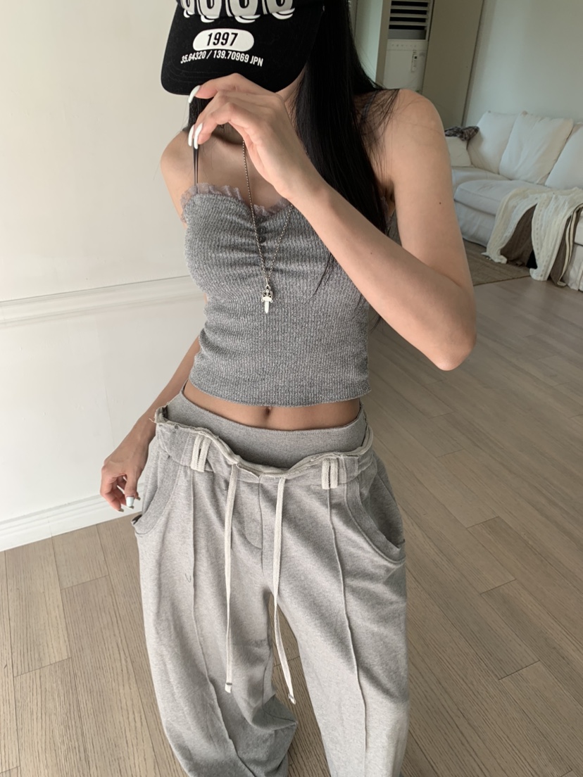 BADCALM東大門實拍女裝新款休閑職業真品26春夏吊帶背心雙層BADCALM吊帶/背心
