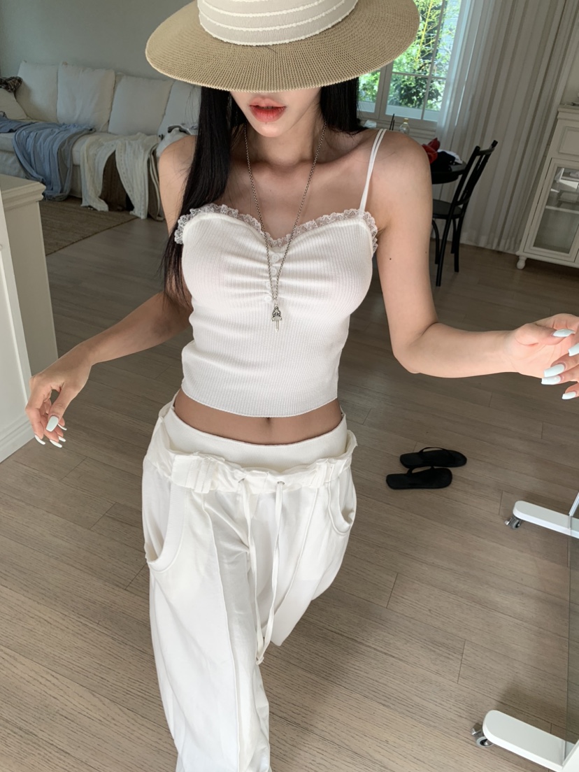 BADCALM東大門實拍女裝新款休閑職業真品26春夏吊帶背心雙層BADCALM吊帶/背心圖色1