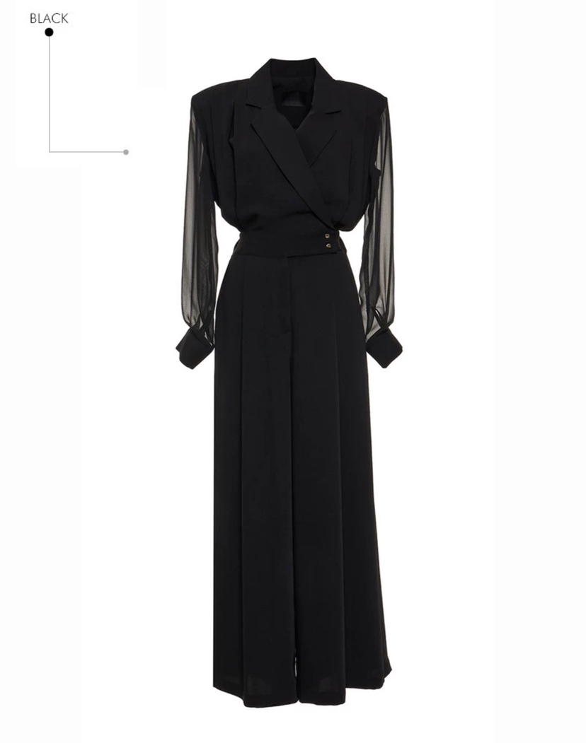 HERISH東大門實拍女士新品職業休閑真品26春夏連體褲網眼Haute-Herish-Q連體褲圖色1