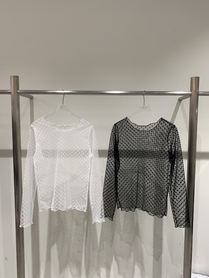 OKIE韓國代購女裝新品職業休閑真品26春夏熱賣襯衫蕾絲衫OKIE襯衫/蕾絲衫