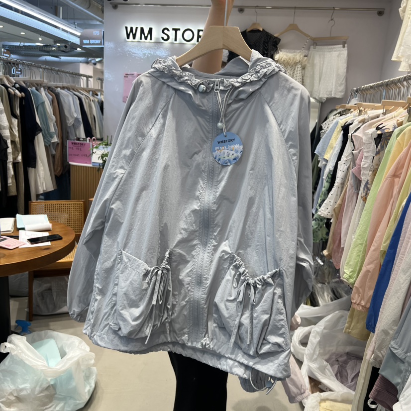 SIMPLE PARK/WMSTORY東大門代購女裝新品職業真品夾克褶皺WMSTORY/SIMPLE PARK夾克圖色1