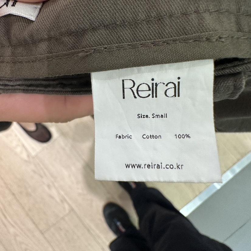 REIRAI韓國代購女裝新品時尚推薦休閑人氣熱賣休閑褲口袋Reirai休閑褲