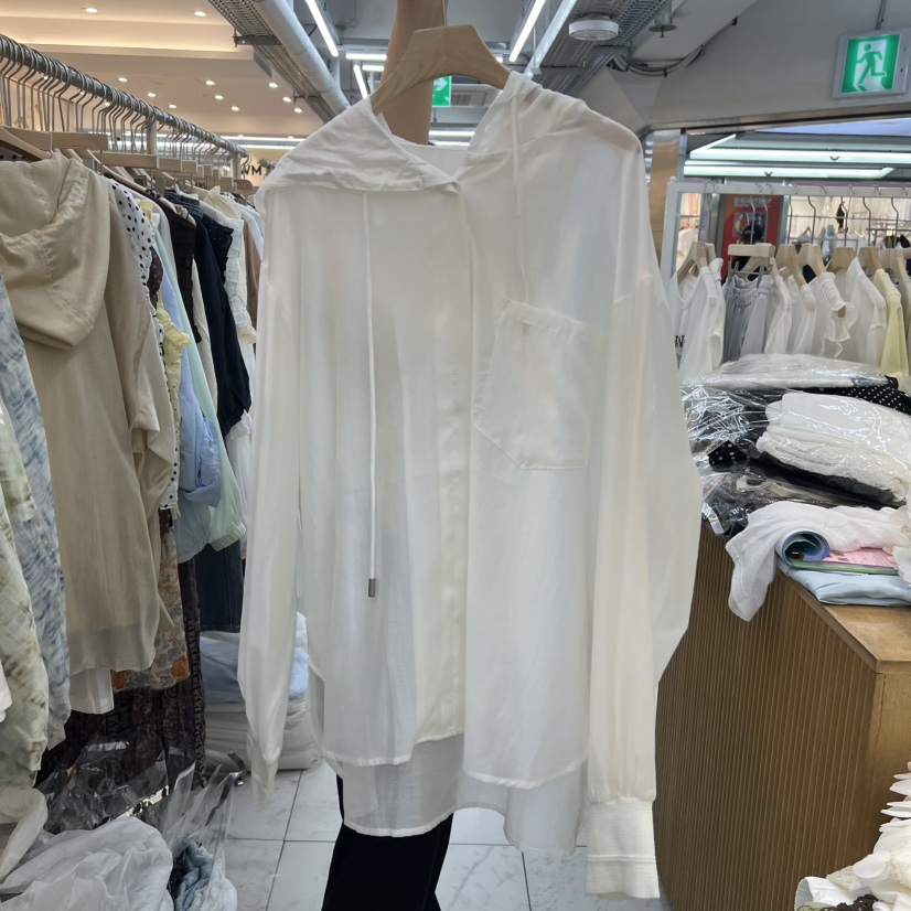 SIMPLE PARK/WMSTORY東大門直郵女士新款真品襯衫蕾絲衫透明WMSTORY/SIMPLE PARK襯衫/蕾絲衫圖色1