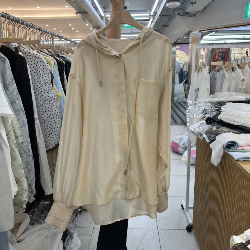 SIMPLE PARK/WMSTORY東大門直郵女士新款真品襯衫蕾絲衫透明WMSTORY/SIMPLE PARK襯衫/蕾絲衫圖色2