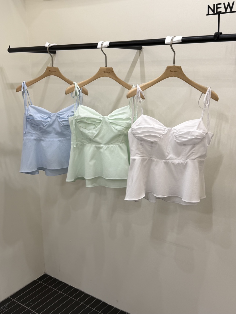 PERSON東大門實拍女士新品職業休閑推薦26春夏時尚吊帶背心PERSON吊帶/背心