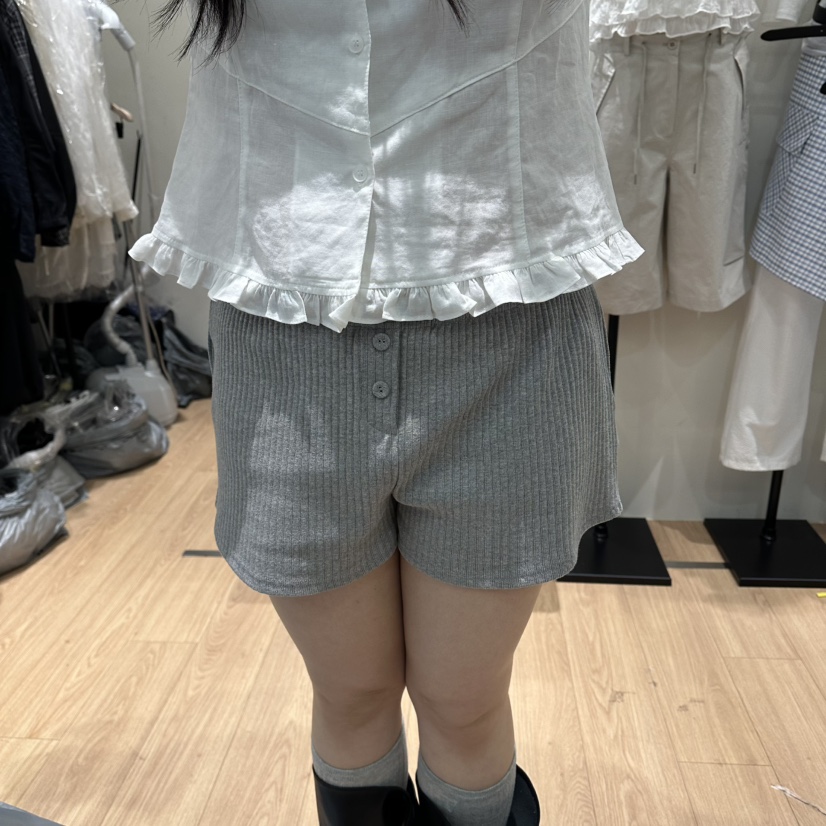 ORE-P韓國東大門直郵女裝新品26春夏休閑26夏季熱賣短褲ORE短褲圖色2