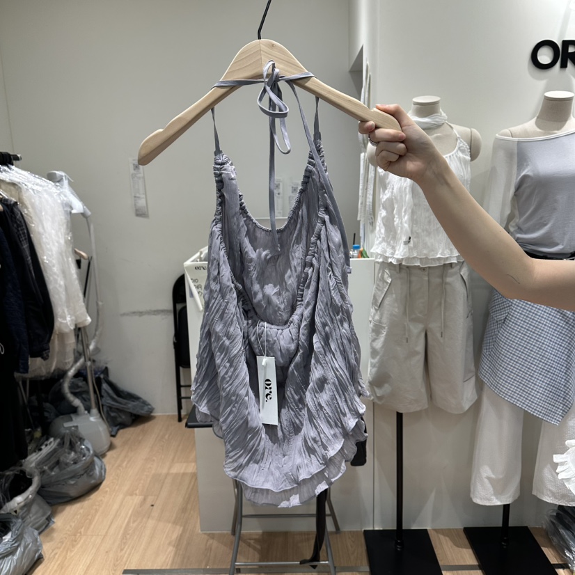 ORE-P東大門實拍女裝新品熱賣職業26春夏推薦吊帶背心雪紡ORE吊帶/背心