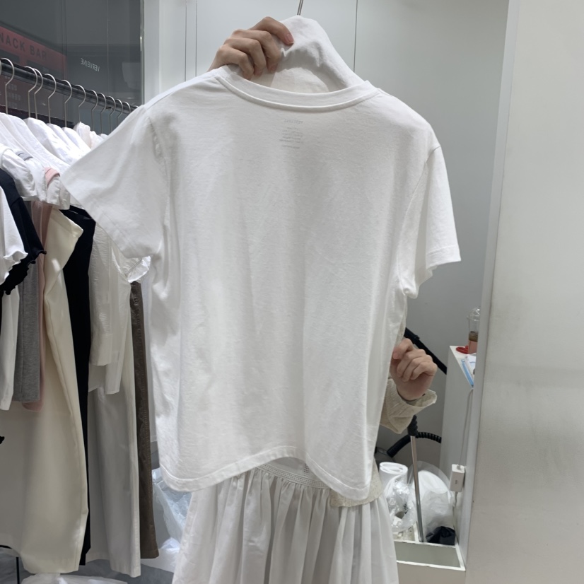 VERVEINE韓國代購女士新品推薦時尚真品熱賣休閑26春夏T恤VERVEINET恤