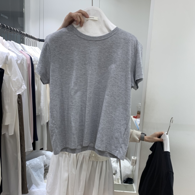 VERVEINE韓國代購女士新品推薦時尚真品熱賣休閑26春夏T恤VERVEINET恤圖色3