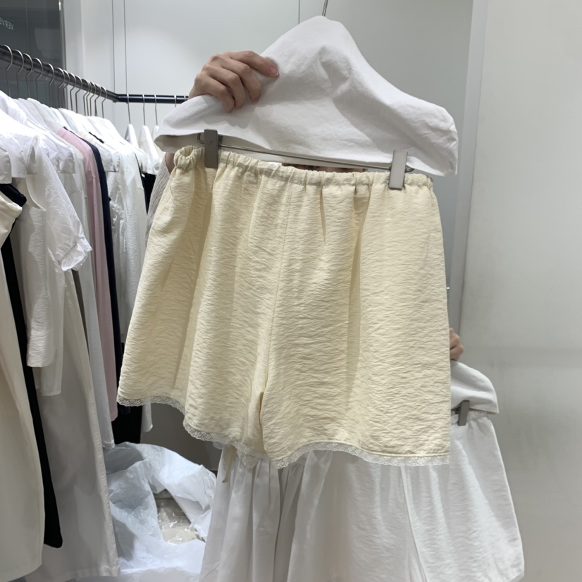 VERVEINE韓國直郵實拍女裝新品26春夏時尚休閑推薦短褲蕾絲VERVEINE短褲